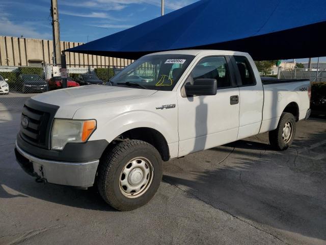 1FTEX1E86AFA86807 - 2010 FORD F150 SUPER CAB WHITE photo 1