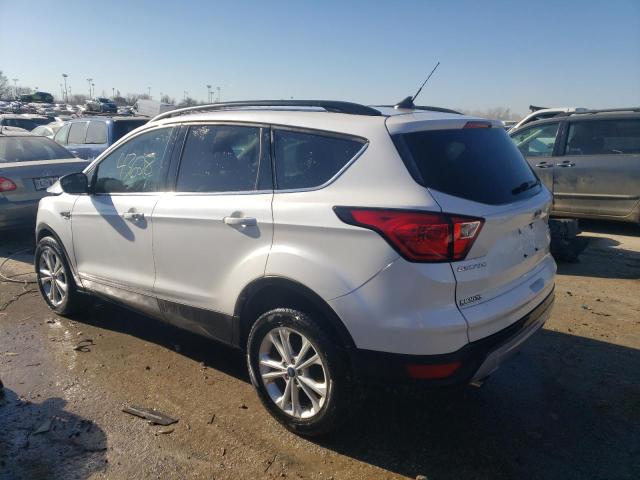 1FMCU0HD8KUA46918 - 2019 FORD ESCAPE SEL WHITE photo 2