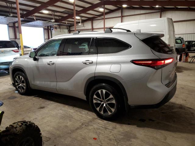 5TDGZRBH2MS157429 - 2021 TOYOTA HIGHLANDER XLE ვერცხლისფერი ფოტო 2