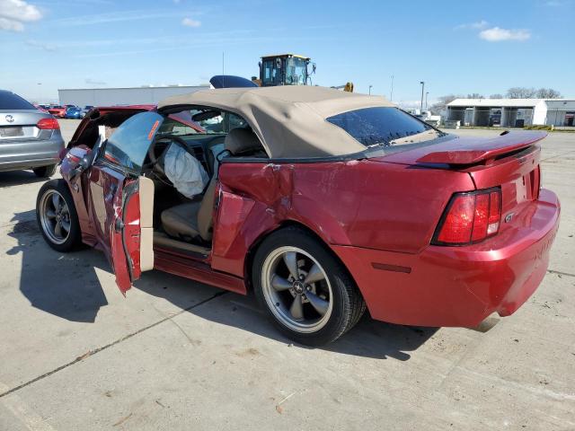 1FAFP45X14F143762 - 2004 FORD MUSTANG GT RED photo 2