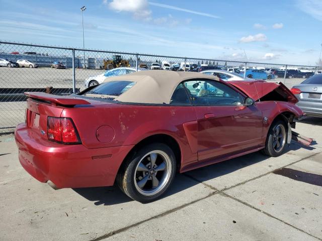1FAFP45X14F143762 - 2004 FORD MUSTANG GT RED photo 3