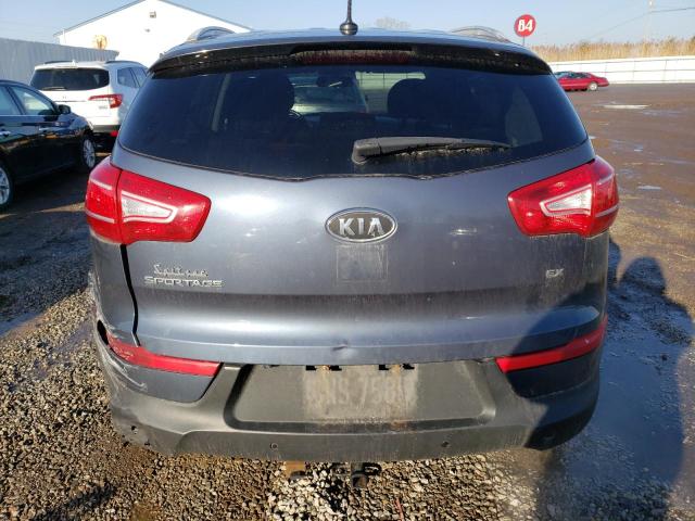 KNDPCCA29C7347782 - 2012 KIA SPORTAGE EX BLUE photo 6