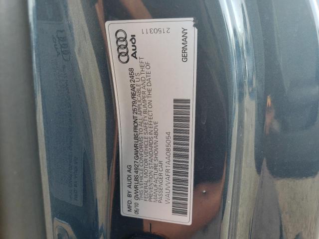 WAUVVAFR1AA085054 - 2010 AUDI S5 PRESTIGE GREEN photo 12