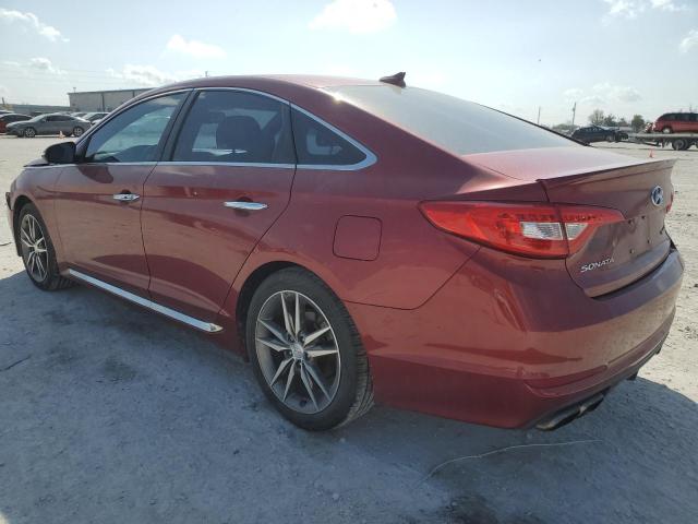 5NPE34AB9FH090717 - 2015 HYUNDAI SONATA SPORT RED photo 2