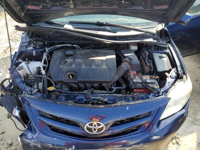 JTDBU4EE5BJ094284 - 2011 TOYOTA COROLLA BASE BLUE photo 11