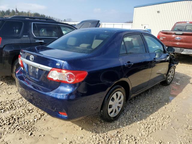JTDBU4EE5BJ094284 - 2011 TOYOTA COROLLA BASE BLUE photo 3