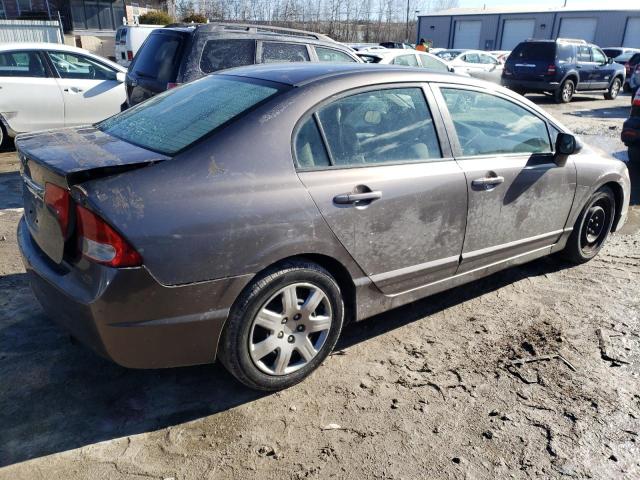 1HGFA16529L019680 - 2009 HONDA CIVIC LX GRAY photo 3