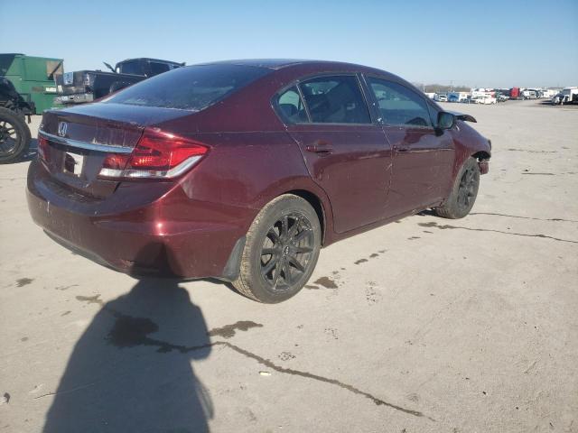 19XFB2F52EE008313 - 2014 HONDA CIVIC LX RED photo 3