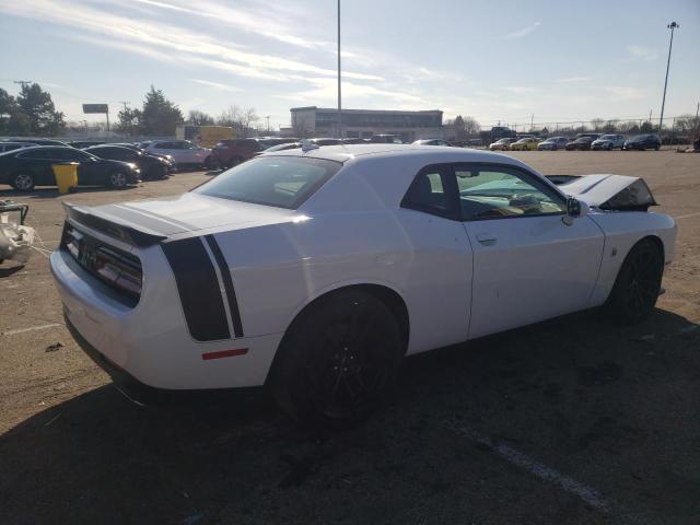 2C3CDZFJ1NH128244 - 2022 DODGE CHALLENGER R/T SCAT PACK WHITE photo 3