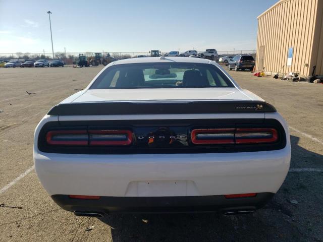 2C3CDZFJ1NH128244 - 2022 DODGE CHALLENGER R/T SCAT PACK WHITE photo 6