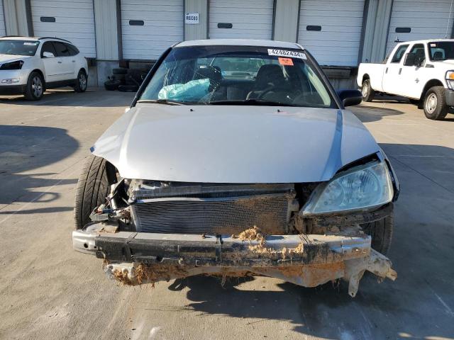 2HGES15565H564203 - 2005 HONDA CIVIC LX SILVER photo 5