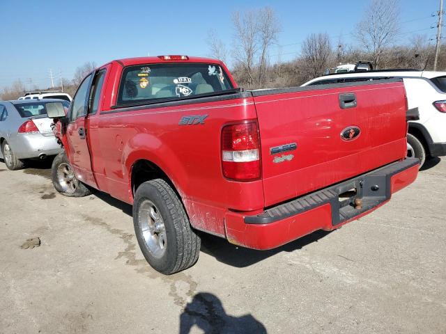 1FTRF12245NB68311 - 2005 FORD F150 RED photo 2