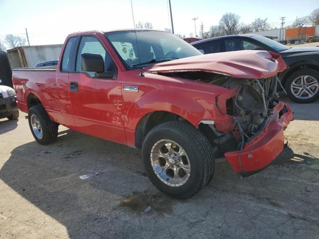 1FTRF12245NB68311 - 2005 FORD F150 RED photo 4