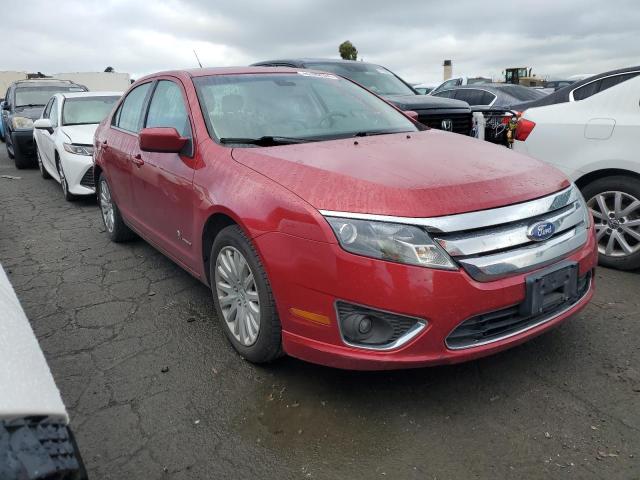 3FADP0L35BR290389 - 2011 FORD FUSION HYBRID BURGUNDY photo 4