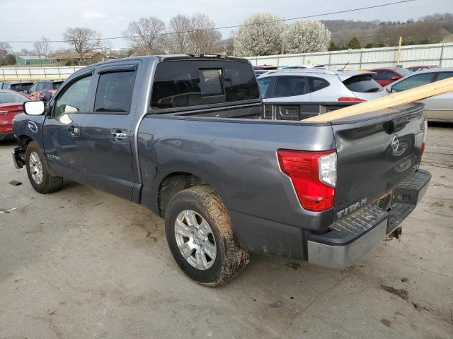 1N6AA1EK5HN546869 - 2017 NISSAN TITAN S GRAY photo 2