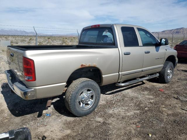 1D7KU28D44J110622 - 2004 DODGE RAM 2500 ST BEIGE photo 3