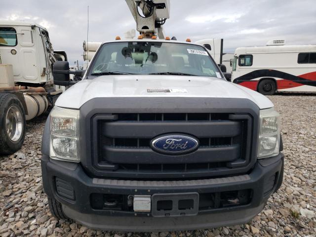 1FDUF4GY0DEA88023 - 2013 FORD F450 SUPER DUTY WHITE photo 5