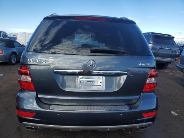 4JGBB8GB7BA677614 - 2011 MERCEDES-BENZ ML 350 4MATIC GRAY photo 6