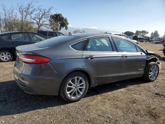 3FA6P0LU9KR265416 - 2019 FORD FUSION SE CHARCOAL photo 3