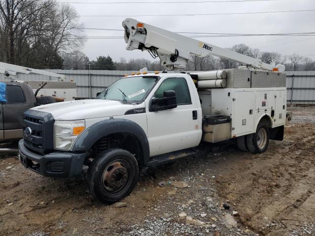 1FDUF4GY3CEB87739 - 2012 FORD F450 SUPER DUTY WHITE photo 1