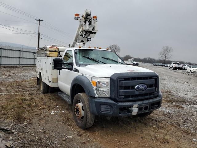 1FDUF4GY3CEB87739 - 2012 FORD F450 SUPER DUTY WHITE photo 4