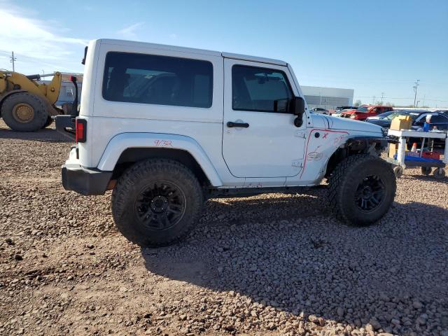 1C4AJWBGXFL592111 - 2015 JEEP WRANGLER SAHARA WHITE photo 3