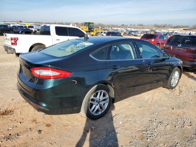 3FA6P0H72ER240803 - 2014 FORD FUSION SE BLACK photo 3