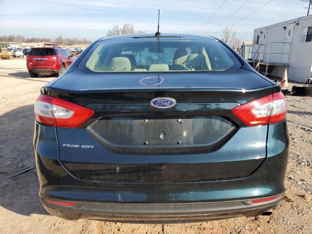 3FA6P0H72ER240803 - 2014 FORD FUSION SE BLACK photo 6