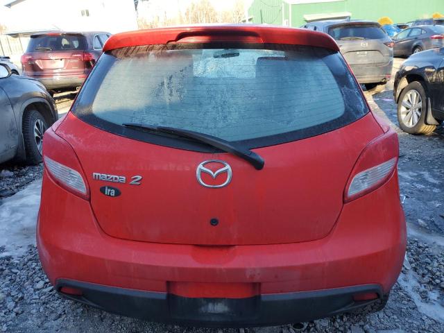 JM1DE1HZ2B0122874 - 2011 MAZDA MAZDA2 RED photo 6