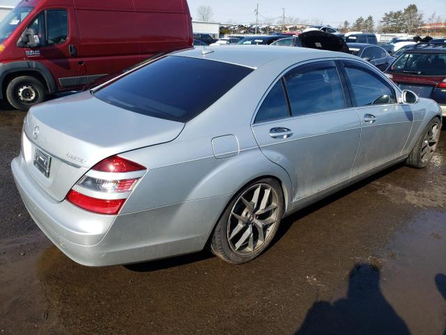 WDDNG86X08A178071 - 2008 MERCEDES-BENZ S 550 4MATIC SILVER photo 3