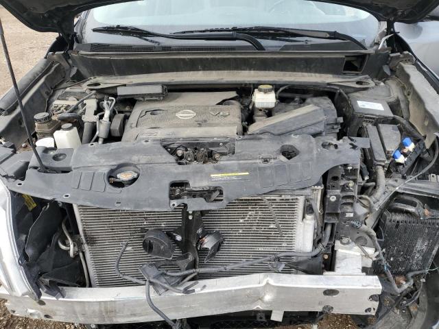 5N1AR2MM3FC625739 - 2015 NISSAN PATHFINDER S GRAY photo 11