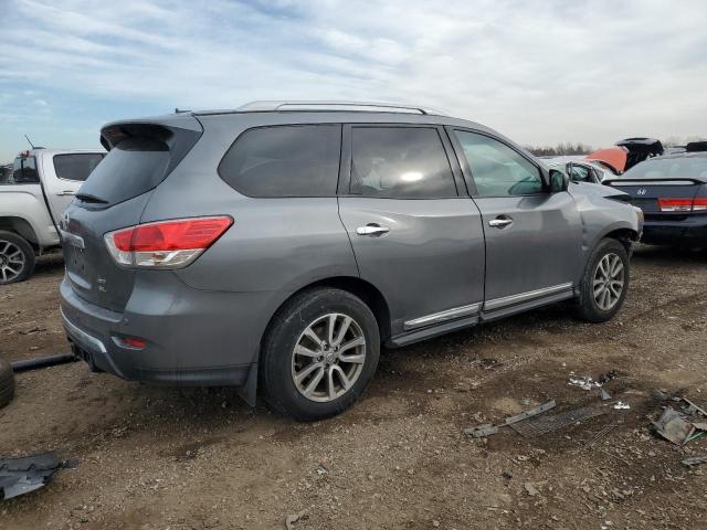 5N1AR2MM3FC625739 - 2015 NISSAN PATHFINDER S GRAY photo 3