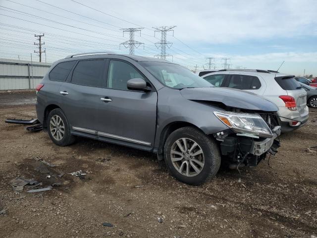 5N1AR2MM3FC625739 - 2015 NISSAN PATHFINDER S GRAY photo 4