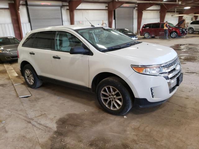 2FMDK3GC6DBB77763 - 2013 FORD EDGE SE WHITE photo 4