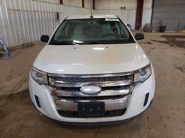 2FMDK3GC6DBB77763 - 2013 FORD EDGE SE WHITE photo 5