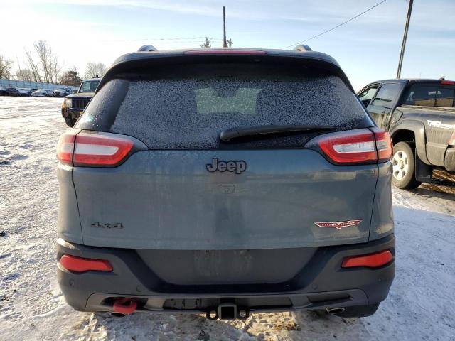 1C4PJMBS5FW538426 - 2015 JEEP CHEROKEE TRAILHAWK GRAY photo 6