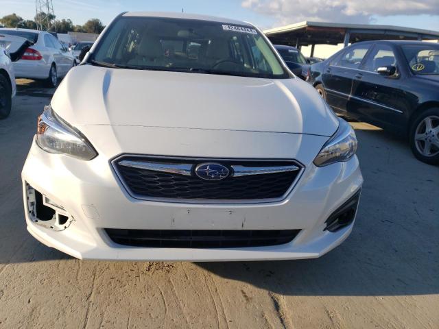 4S3GTAA61K3746084 - 2019 SUBARU IMPREZA WHITE photo 5