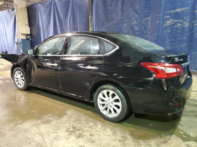 3N1AB7AP1KY372137 - 2019 NISSAN SENTRA S BLACK photo 2