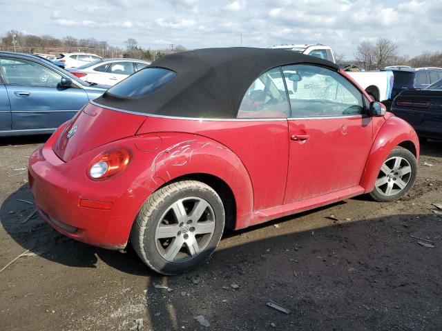 3VWRF31Y26M313405 - 2006 VOLKSWAGEN NEW BEETLE CONVERTIBLE OPTION PACKAGE 1 RED photo 3