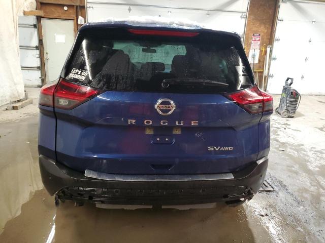 JN8AT3BB5MW204764 - 2021 NISSAN ROGUE SV BLUE photo 6