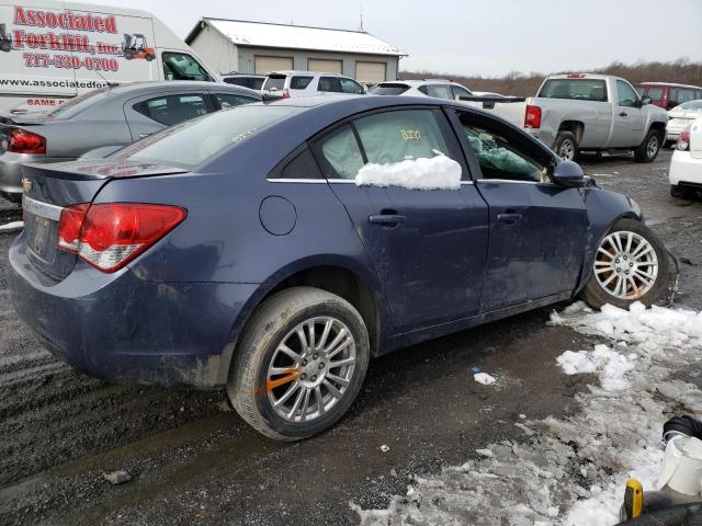 1G1PJ5SB8D7236747 - 2013 CHEVROLET CRUZE ECO BLUE photo 3