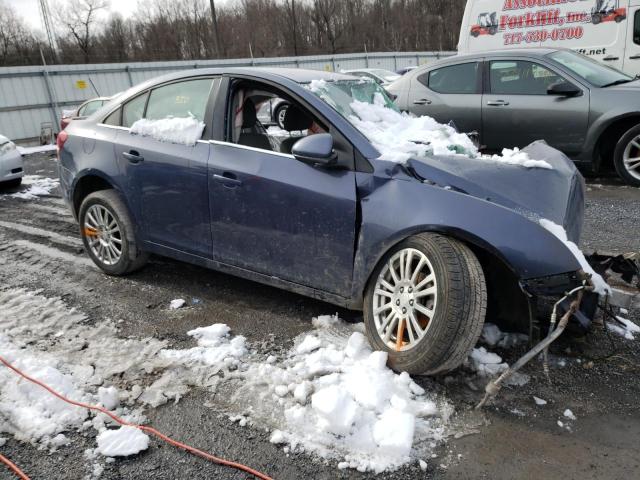 1G1PJ5SB8D7236747 - 2013 CHEVROLET CRUZE ECO BLUE photo 4