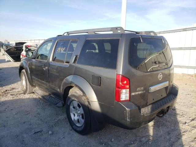 5N1AR18W95C766674 - 2005 NISSAN PATHFINDER LE GRAY photo 3