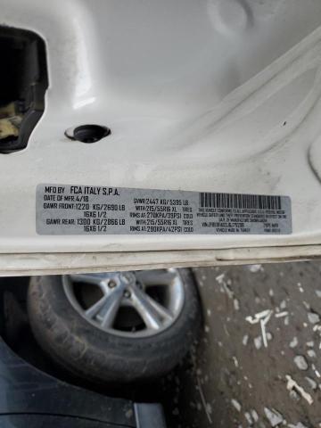 ZFBERFAB2J6J75298 - 2018 RAM PROMASTER თეთრი ფოტო 12