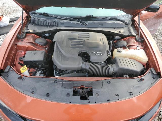 2C3CDXBG0MH515705 - 2021 DODGE CHARGER SXT ORANGE photo 12