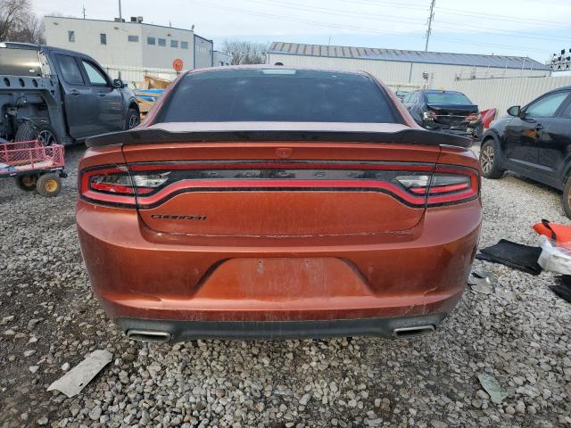 2C3CDXBG0MH515705 - 2021 DODGE CHARGER SXT ORANGE photo 6