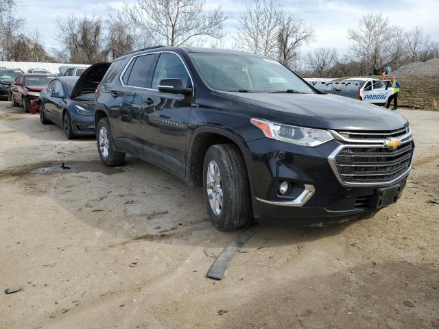 1GNEVGKW3LJ169047 - 2020 CHEVROLET TRAVERSE LT BLUE photo 4