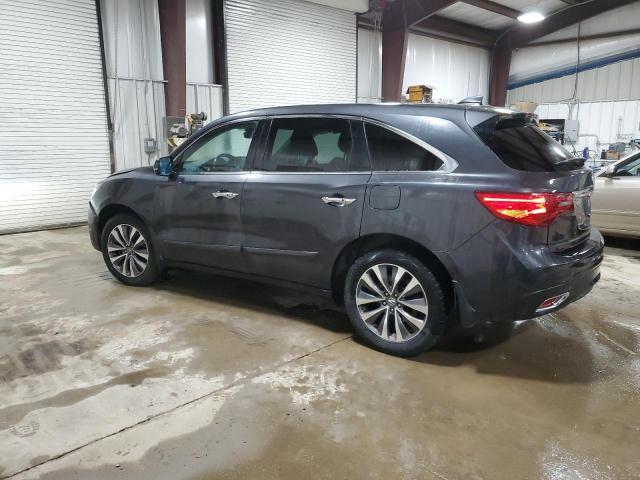 5FRYD4H49GB030954 - 2016 ACURA MDX TECHNOLOGY CHARCOAL photo 2