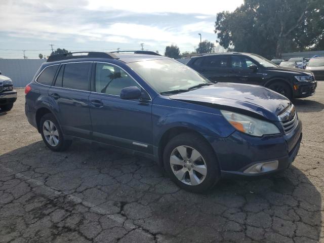 4S4BRBGC7A3312631 - 2010 SUBARU OUTBACK 2.5I PREMIUM BLUE photo 4