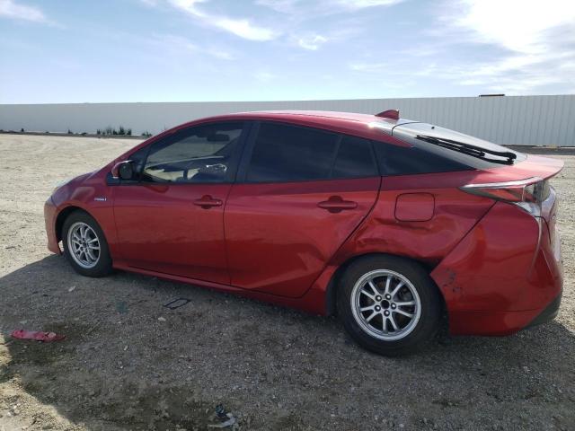 JTDKBRFU0H3564727 - 2017 TOYOTA PRIUS RED photo 2